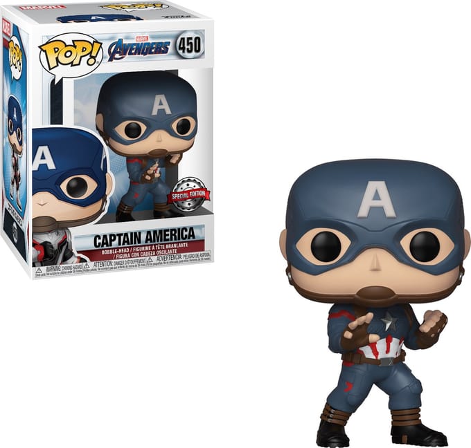 Funko Pop! Marvel: Avengers - Captain America #464 Hot Topic [Boxconditie 7.5/10]