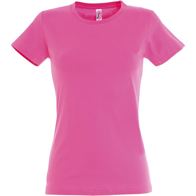 SOLS Dames/dames Imperial Heavy Short Sleeve T-Shirt (Orchideeënroze)