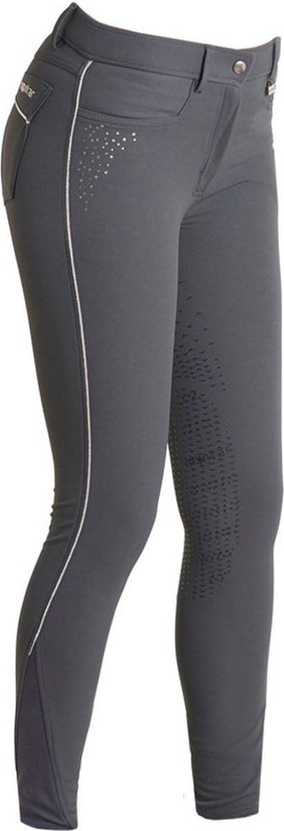 Montar Rijbroek Aria Full Grip Grijs - 36