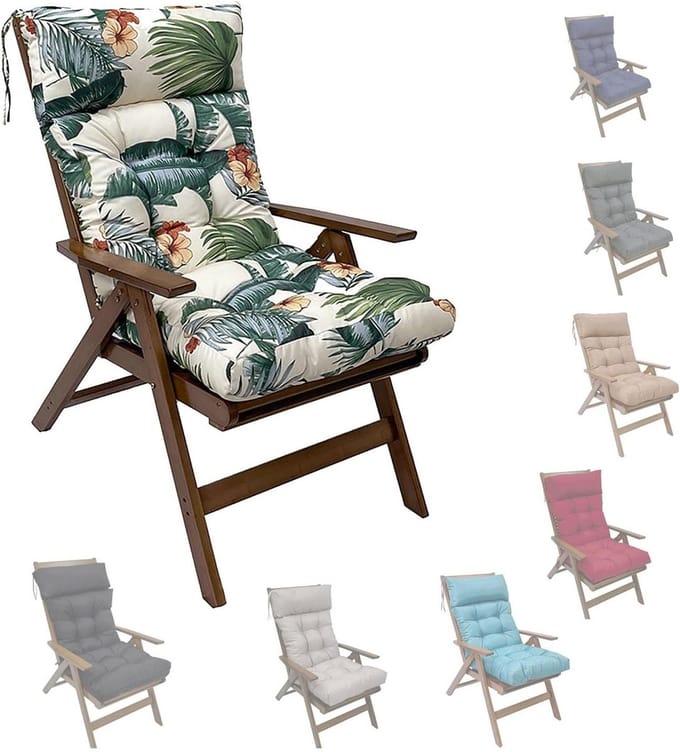Schommelstoelkussen - Tuinstoelkussen - Buiten Ontspannen - Waterdichte Polyester - 180x50x10cm - A9