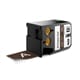 DYMO 1868789 XTL tape vinyl wit op bruin 41mm (origineel)