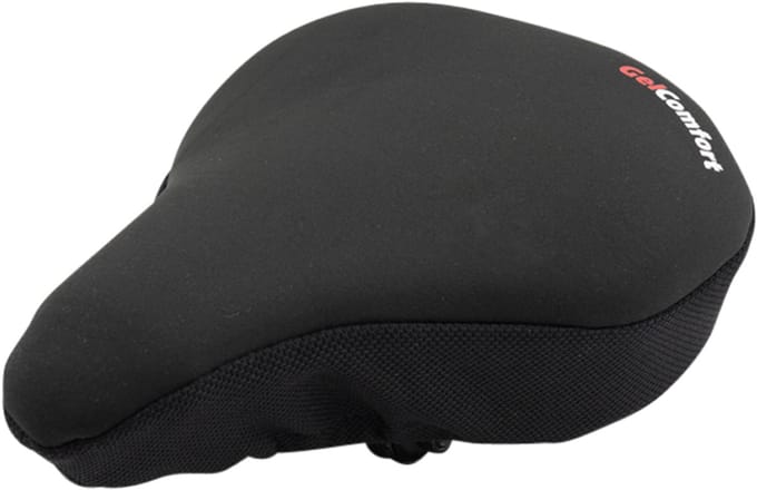 Benson Comfortabel zadeldek - Gel - Universeel - Zwart - Verstelbaar - Ademend