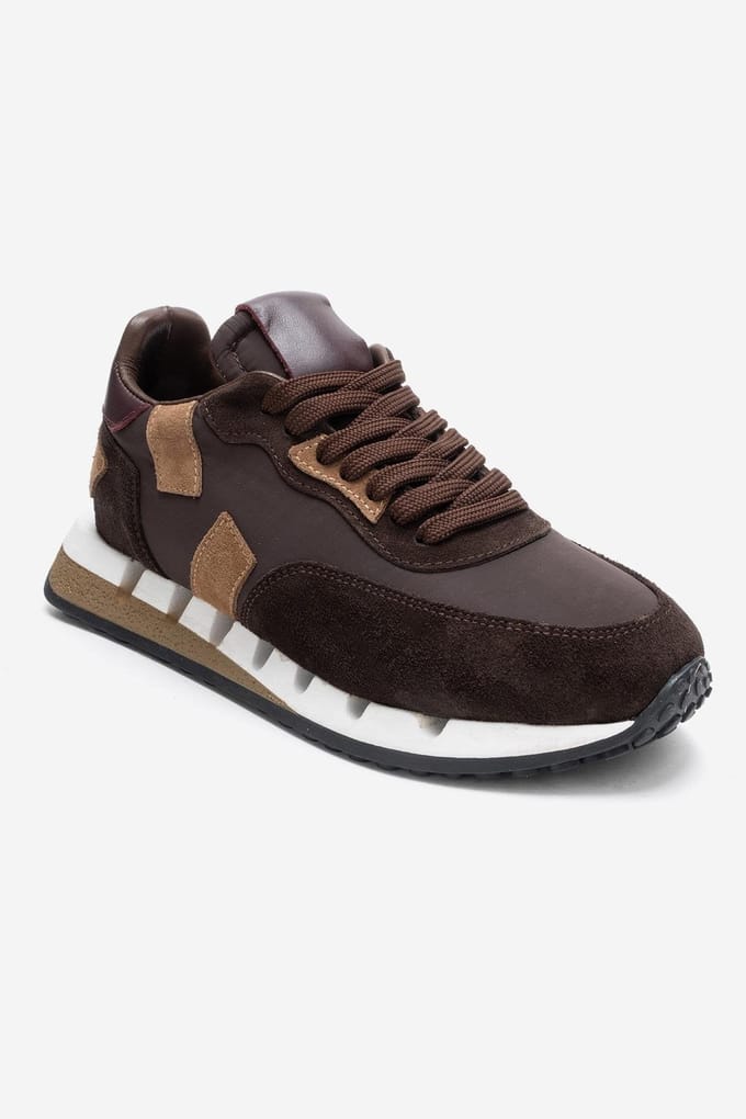 Vian Leren Platform Sneaker Dames