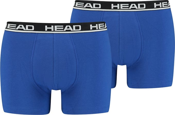HEAD - 4-Pack - Boxershorts - 4-Way Stretch - Heren - blauw / zwart - M - 701202741
