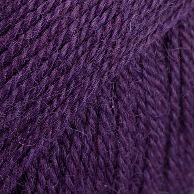 DROPS Alpaca Uni Colour - 4400 aubergine - Wol Garen