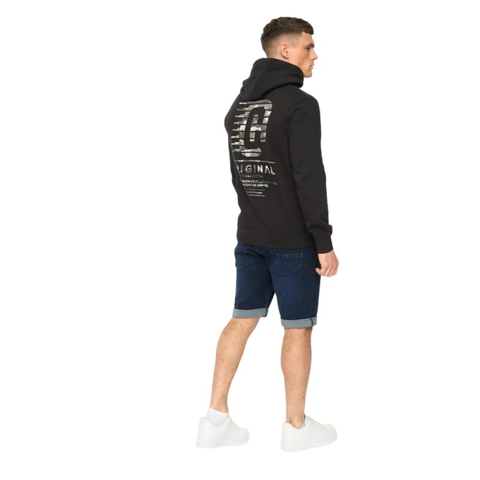 Crosshatch Heren Winchamp Hoodie (Zwart)