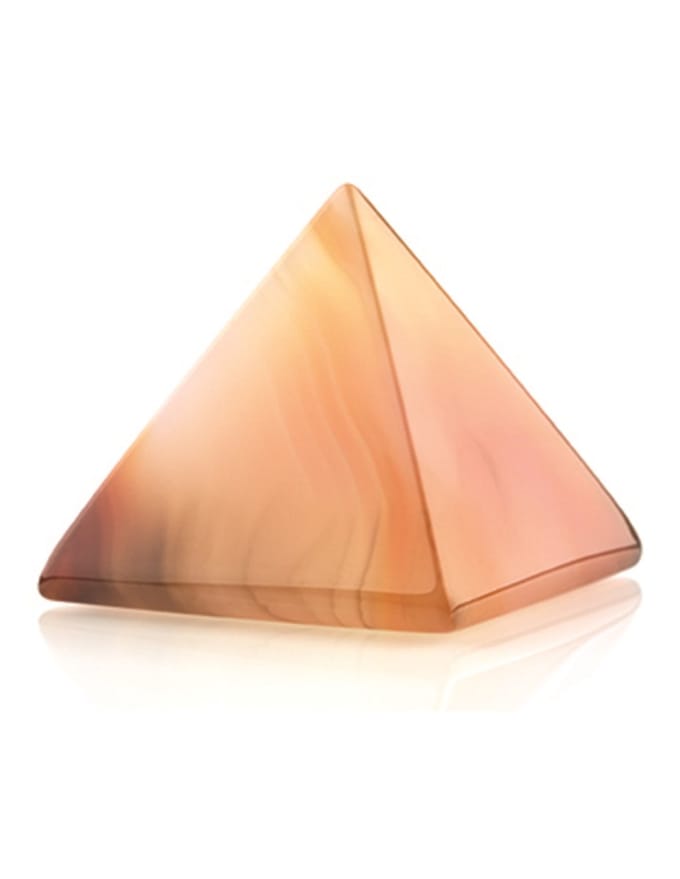 Carneool piramide 30 mm edelsteen