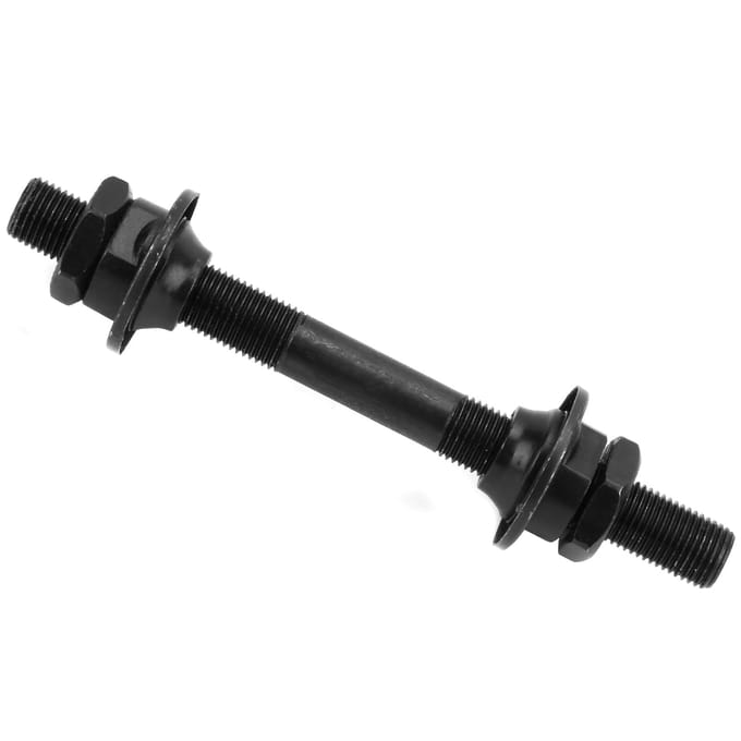 Axe de moyeu creux pour VTT, libération rapide pour vélo, axe de moyeu en acier, accessoire de vélo Front Axles black