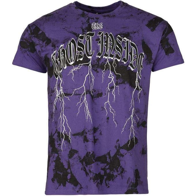 Ghost Inside, The T-shirt - Thunder - S tot M - voor Mannen - paars-zwart