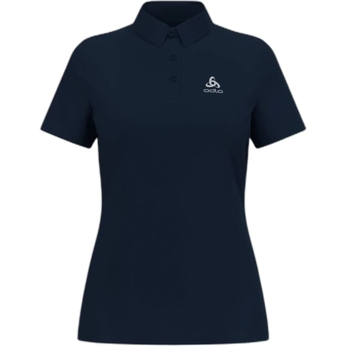 Odlo Cardada Korte Mouw Poloshirt Blauw S Vrouw