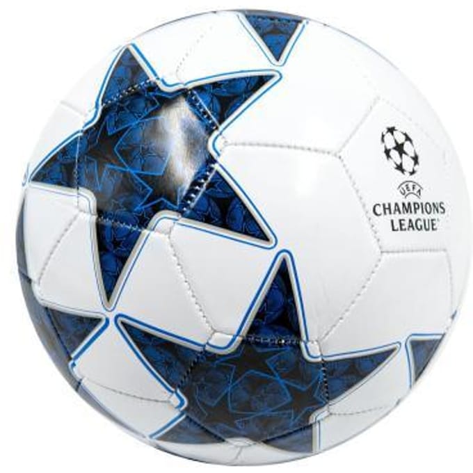 Uefa Champions League Voetbal white/blue size 5