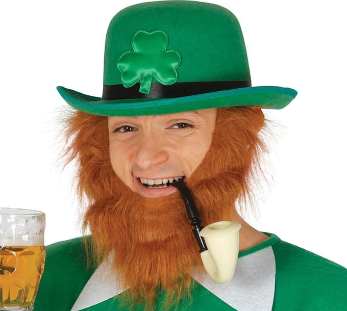 Chapeau Melon Vert St. Balle de Leprechaun Irlandais de la Saint-Patrick