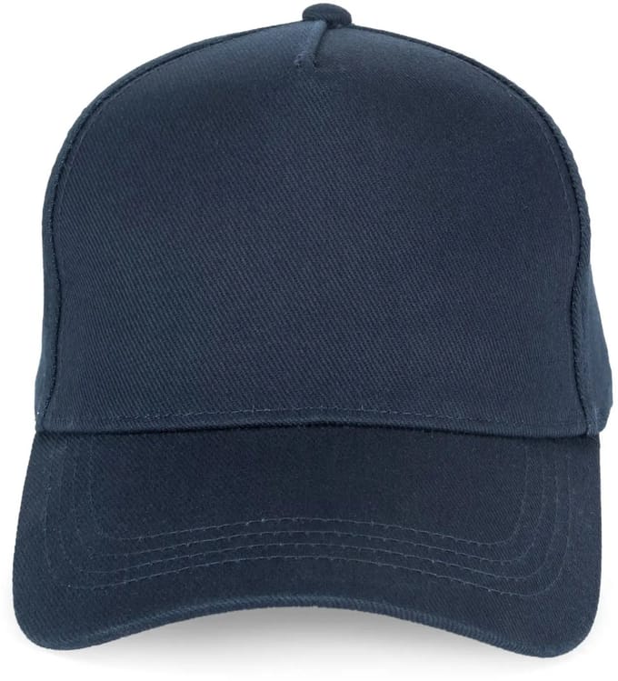 Native Spirit Ecologische unisex pet met 5 panelen NS037 - Navy Blue - One size