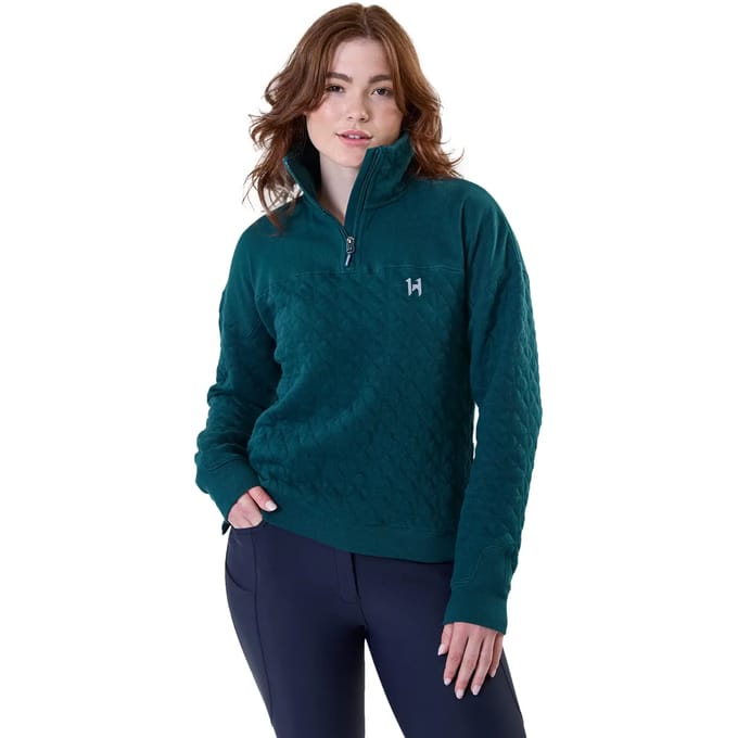 Dames sweatshirt met 1/4 rits Horseware Liberty