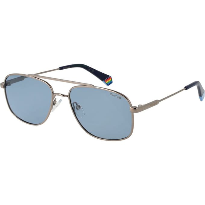 Polaroid Aviator Heren Ruthenium Blauw Gepolariseerd PLD 6235/S/X