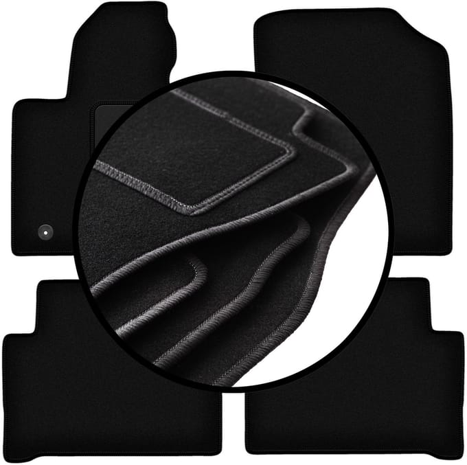 Complete set veloursmatten voor: Kia Sorento IV XL Hybrid SUV (2020-)