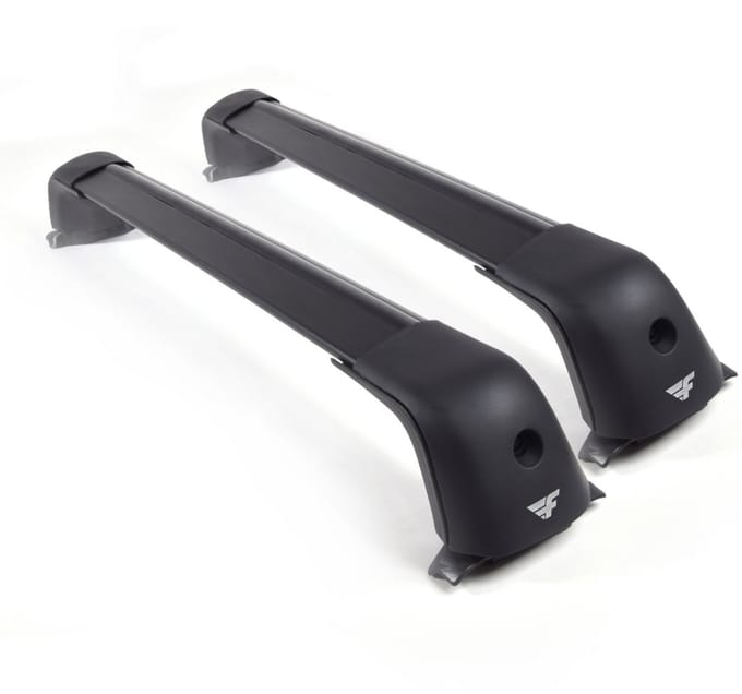 Dakdragers geschikt voor Mercedes GLK vanaf 2012 open dakrailing - Aluminium - 100kg Laadvermogen - Merk Farad