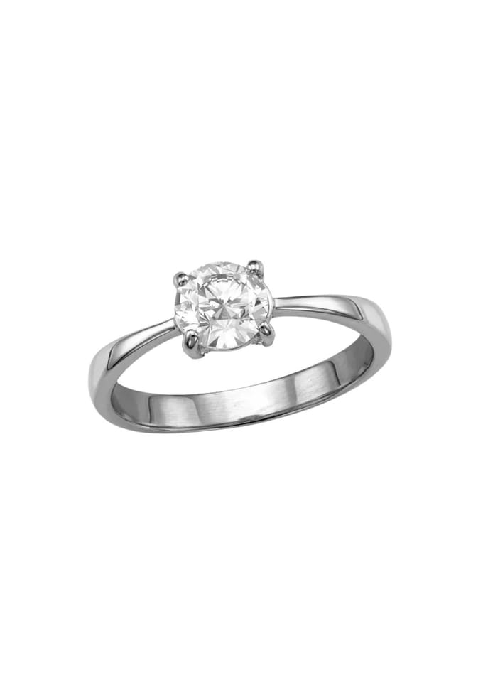 Ringe met 6 mm Witte Cubic Zirconia