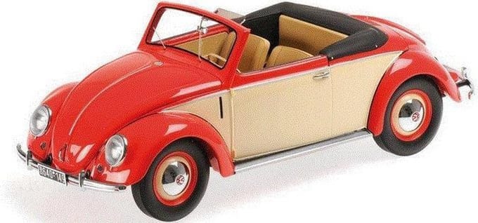 Volkswagen Beetle Convertible Hebmüller 1949 - 1:18 - Minichamps