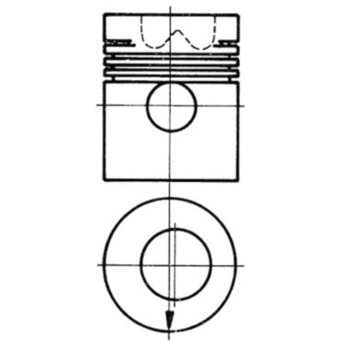 Zuiger KOLBENSCHMIDT 93175600