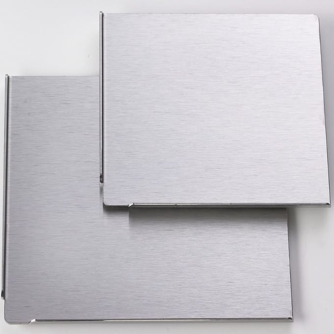 Boterhamplankje design inox : 16 x 16 cm