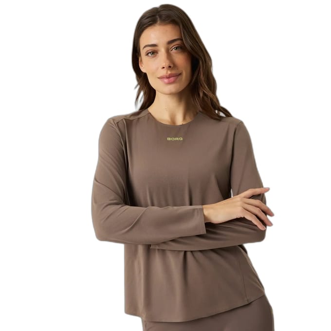 Dames-T-shirt met lange mouwen Björn Borg Performance Feather