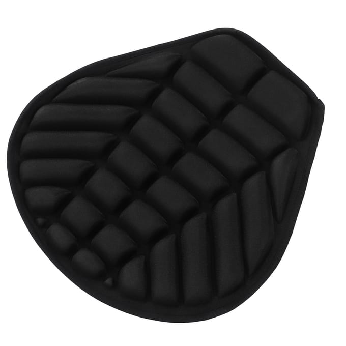 Motorzadelkussen Schokabsorptie Afkoeling Ademend Drukverlichting 3D Comfortabel Kussen black