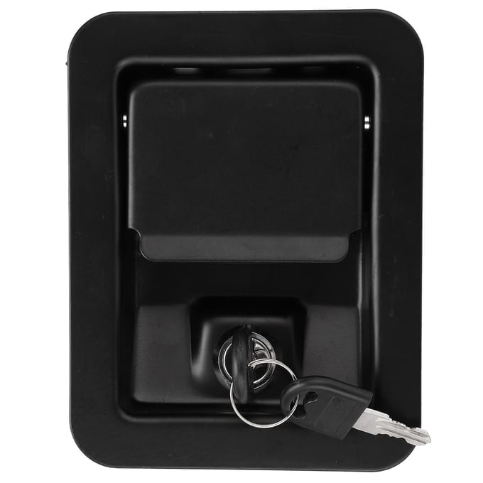 Generator Paneelvergrendeling RVS 4-Hoeks Montage Stille Unit Accessoires met Sleutels black