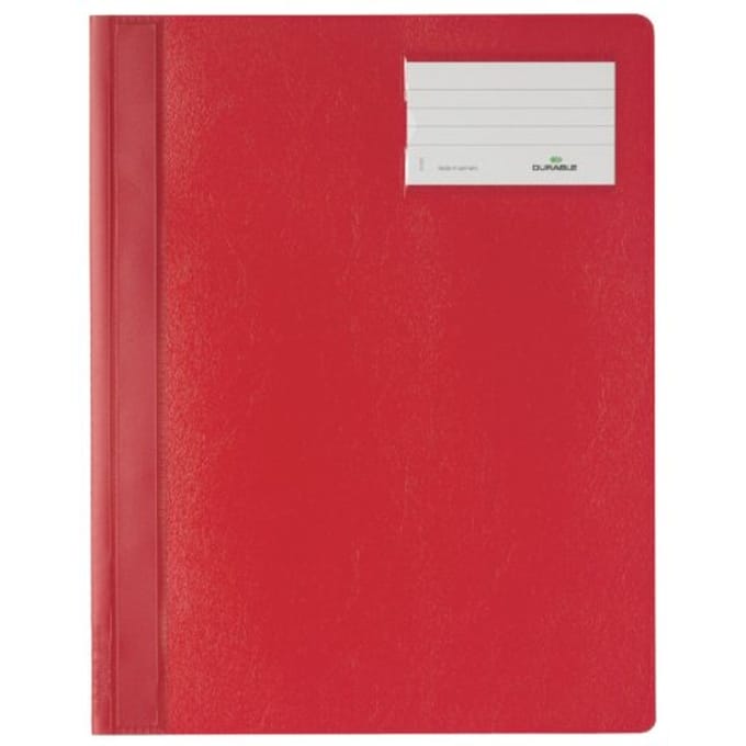 Snelhechter Durable A4 PVC etiketvenster rood