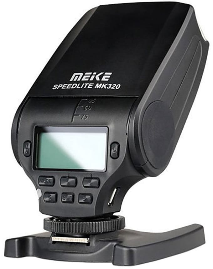 Meike MK320 speedlite flitser voor Nikon camera