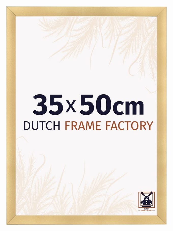 Fotolijst 35x50 cm - MDF - Goud Mat - Praag