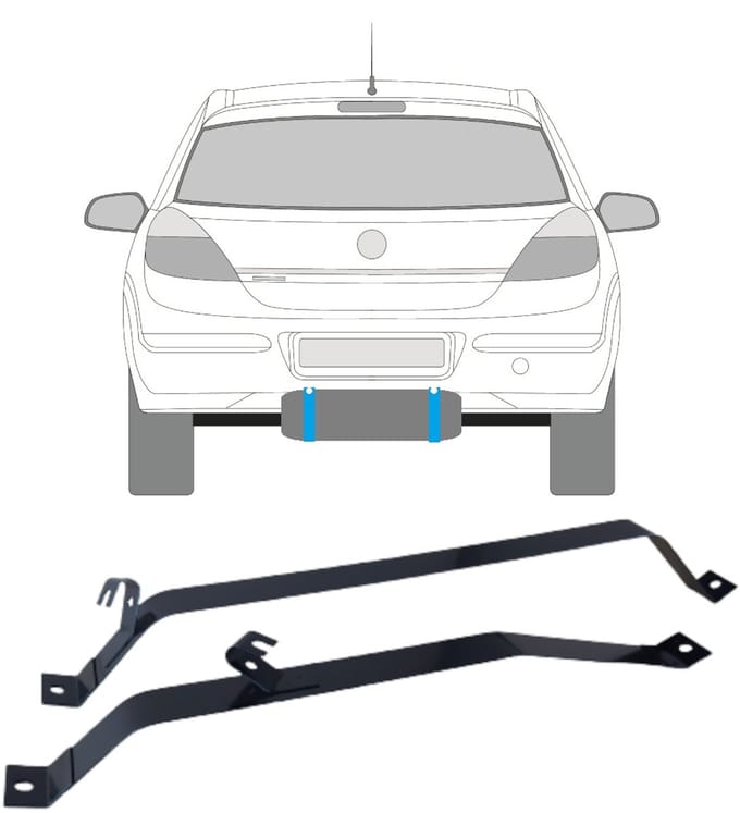 Brandstoftank klemmen voor Opel Astra H 2003-2014
