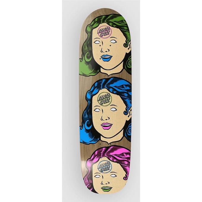 Santa Cruz Possessed Head Feelbase 8.5" Skateboard Deck patroon