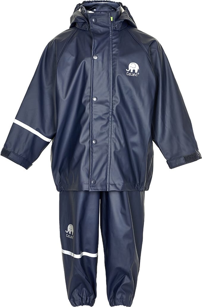 CeLavi Regenpak kinderen - Donker blauw - maat 80 (80-86cm)