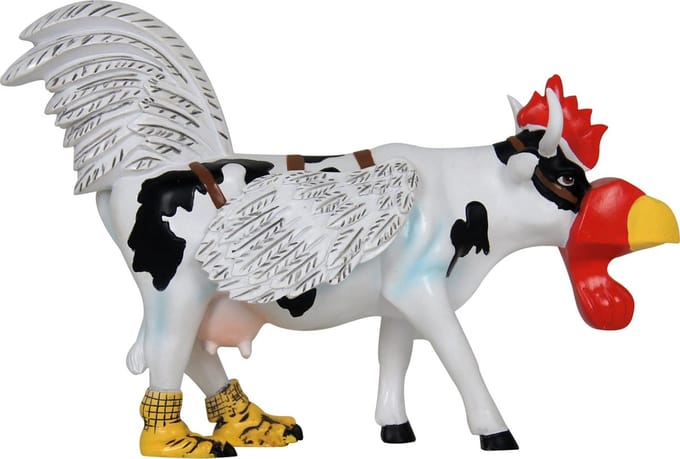 Cow Parade Cow-Moo-Flage (medium)