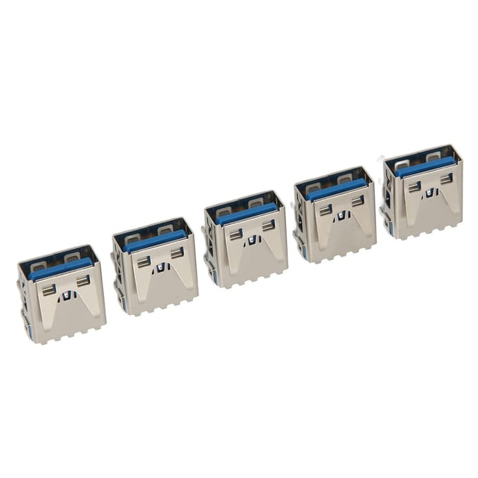 5 stuks Game Console USB Oplaadpoort Metaal Vervanging Console USB Oplaadsocket Poort voor PS5 beige