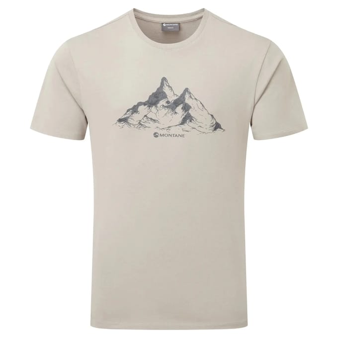 Montane Dual Mountain T-shirt Met Korte Mouwen Grijs L Man