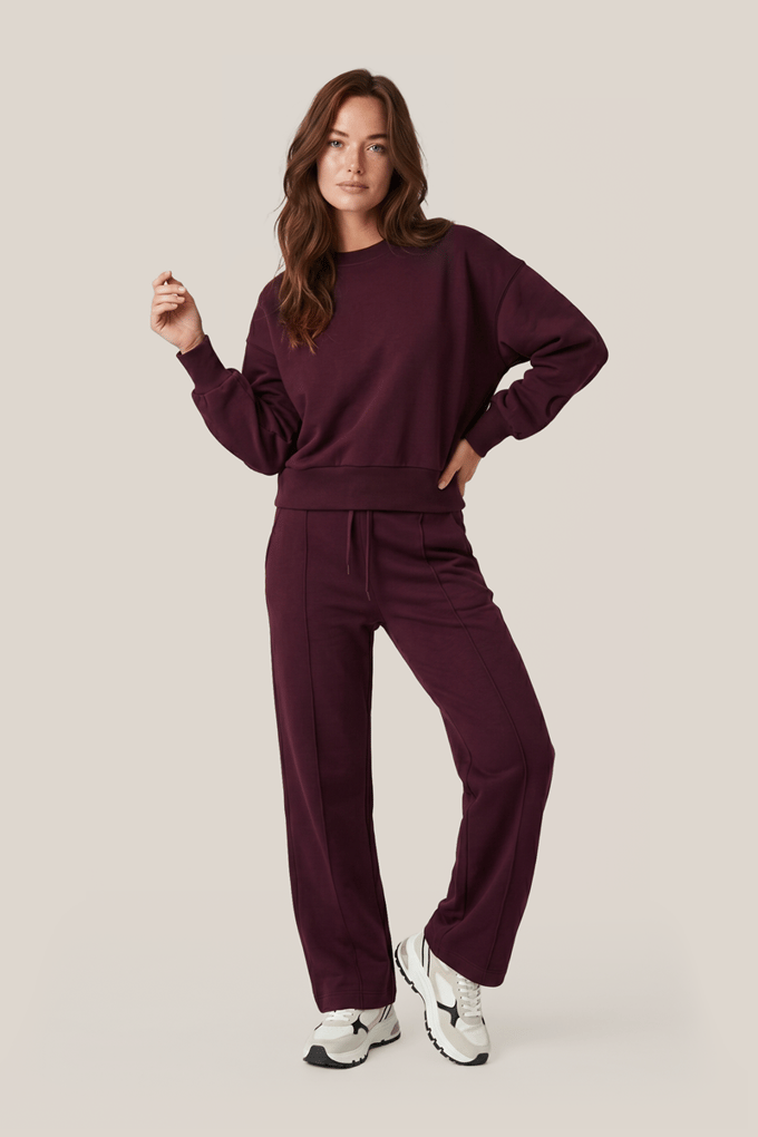 Caroline Tensen Iona Sweater Aubergine