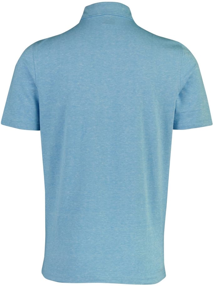 Poloshirt Bugatti blauw gemêleerd normale fit