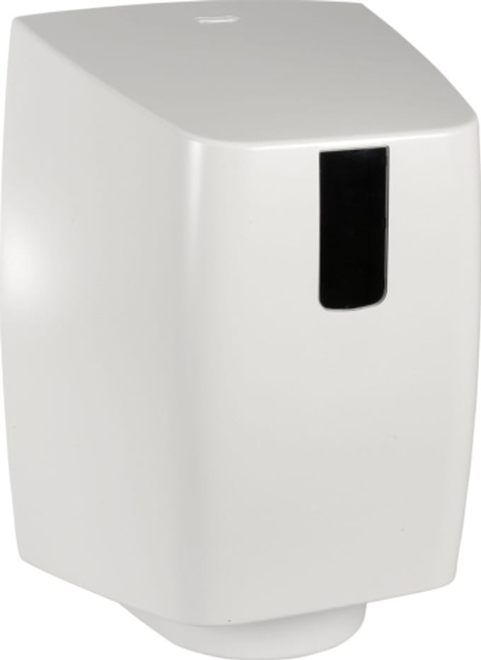Care-Ness Midi Poetspapierdispenser – Centerpull – Wit – Medium formaat