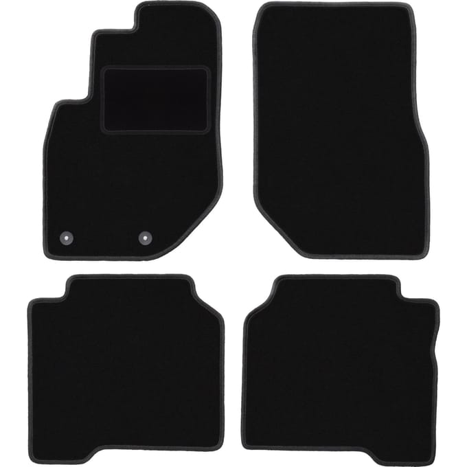 Zwarte veloursmatten voor: Hyundai Terracan SUV (2001-2006)