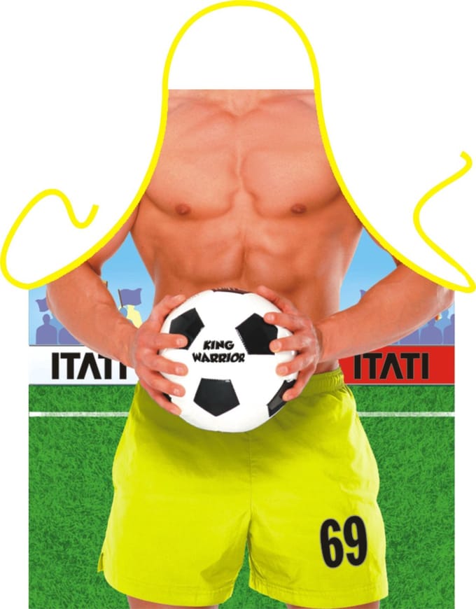Voetballer - Sexy Grappig Leuk Schort Keukenschort