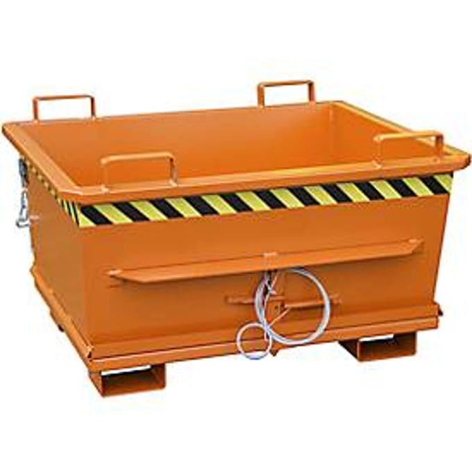 Bodemklepcontainer BKB 500, oranje