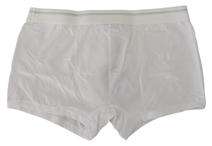 Dolce & Gabbana Witte Katoenmengsel Reguliere Boxer Ondergoed