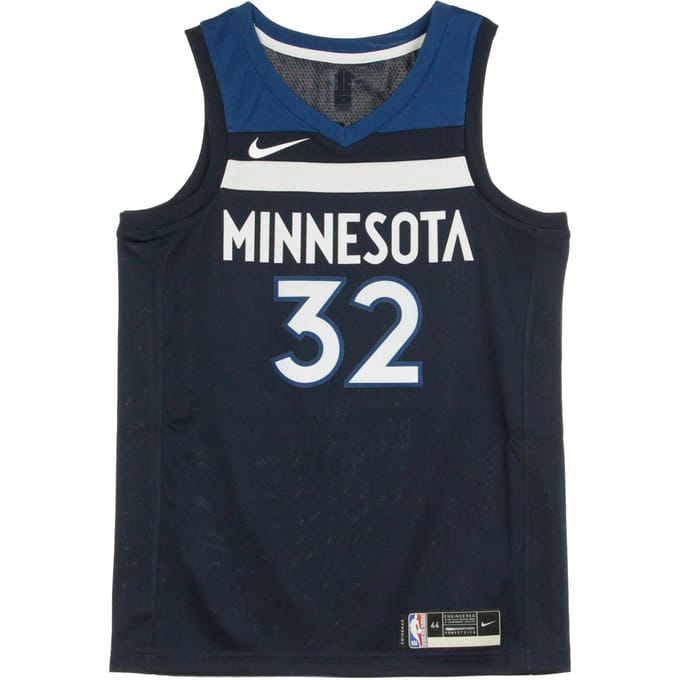 Basketbaltanktop voor heren Nba Swingman Jersey Icon Edition 2020 nr. 32 Karl-anthony Towns Mintim