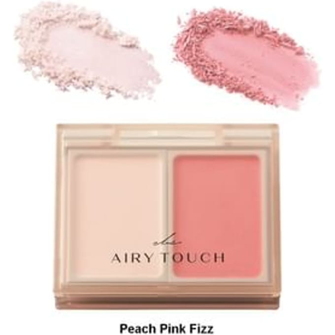 club cosmetics - Airy Touch Picky Blush Peach Pink Fizz