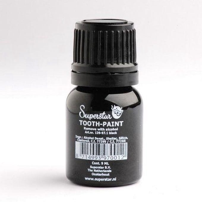 Superstar Tandenlak Met Kwastje 7 Ml Zwart