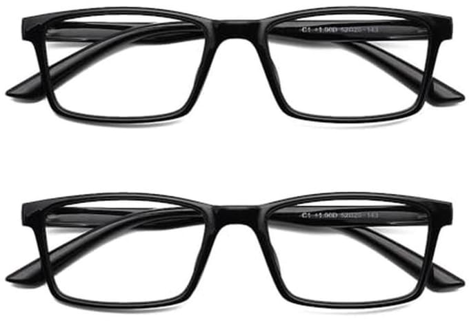 Flexibele Leesbril met Blauwlichtfilter (2-pack) - Ideaal voor Comфортabel Lezen zonder Oogvermoeidheid