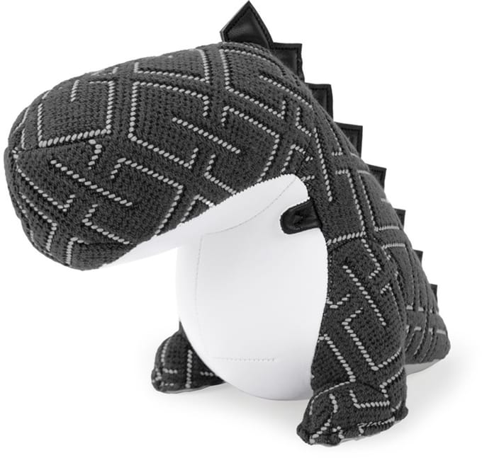 Zuny - Kvadrat - Boekensteun - Dino Bobo - Grid - Black