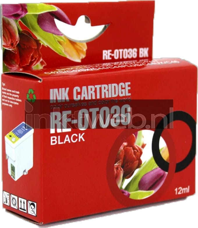 Huismerk Epson T036 zwart (Huismerk (compatible))